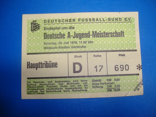 1979 ticket stuttgarter - ticket,