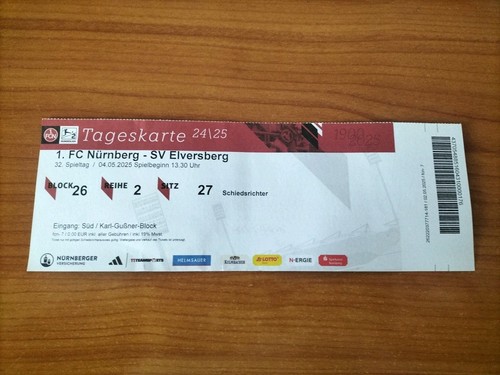 Sammler ticket 1 fc - ticket, 1.fc