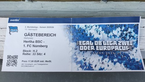 Sammler ticket hertha - sammler,