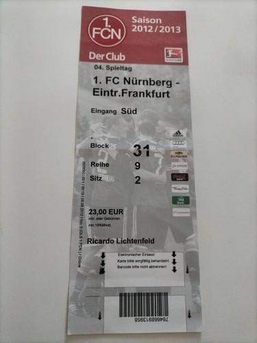 Sammler ticket 1 - ticket, 12/13